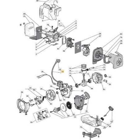 ELECTRONIC COIL KE04032AB - ORIGINAL STIGA REFILL - 123044008/0 | NewgardenParts.com