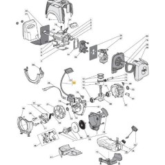 ELECTRONIC COIL KE04032BB - ORIGINAL STIGA REFILL - 123044012/0