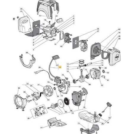 ELECTRONIC COIL KE04032BB - ORIGINAL STIGA REFILL - 123044012/0 | NewgardenParts.com