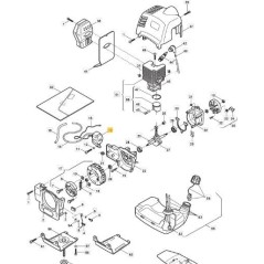GGP CASTELGARDEN ALPINA ignition coil for brushcutter 45 52 006429