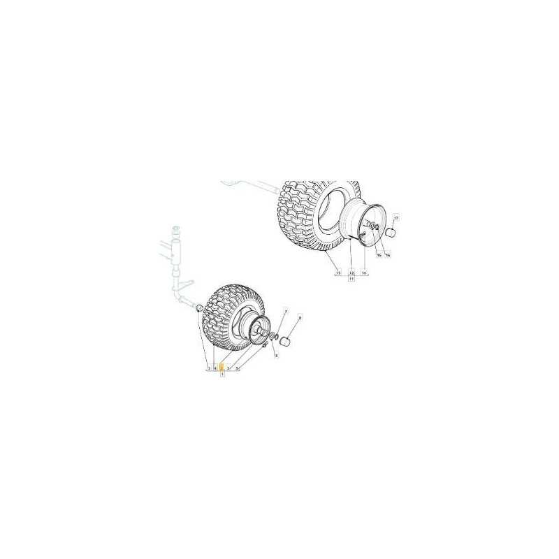 Vorderrad Rad Rasentraktor Lager 6" 82000590/1 STIGA