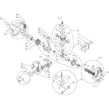 Cylindre à piston Débroussailleuse TB32 SB32 XB32 original STIGA 183070004/0 | NewgardenParts.com
