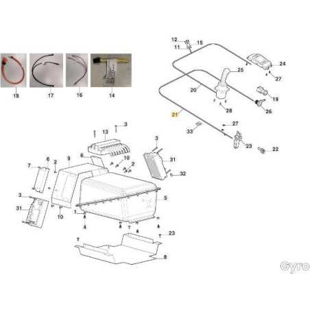CABLAGGIO PRINCIPALE ZTR ORIGINALE STIGA - 187040338/0 | NewgardenParts.com