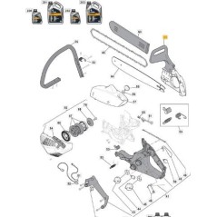 CLUTCH CASE BLACK QT 9228-GP1201-RDC ORIGINAL STIGA - 183059020/0