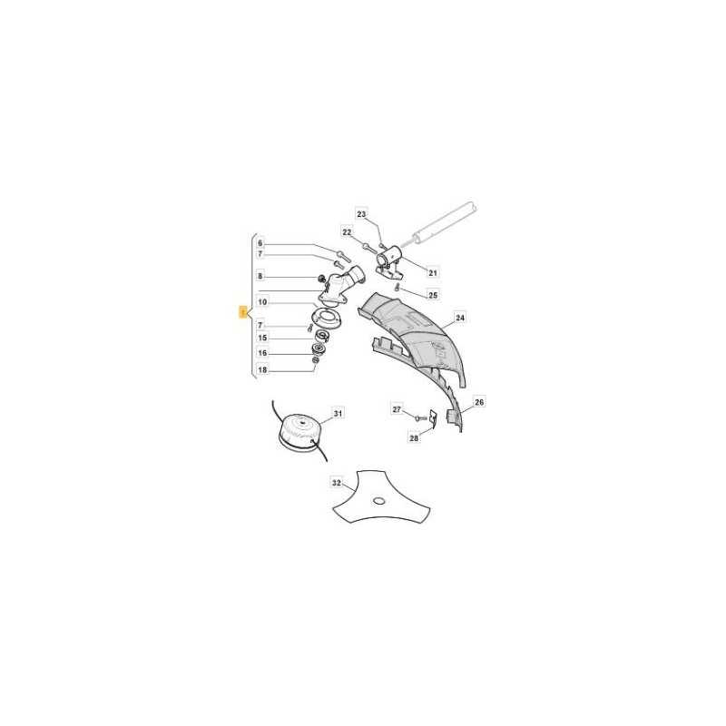 CABEZA DE ENGRANAJE CG415.3 -RDC ORIGINAL STIGA - 183820507/0