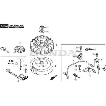 BOBINE ÉLECTRONIQUE ORIGINALE STIGA - 118551695/0 | NewgardenParts.com