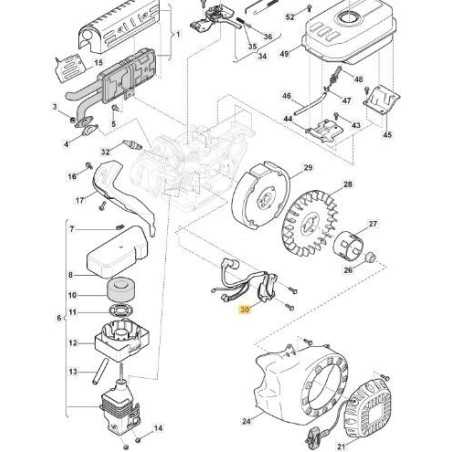 BOBINE ÉLECTRONIQUE ORIGINALE STIGA - 118551195/0 | NewgardenParts.com