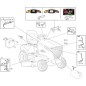Tracteur STIGA 2243H-SD Twin premium electronic board assembly ORIGINAL