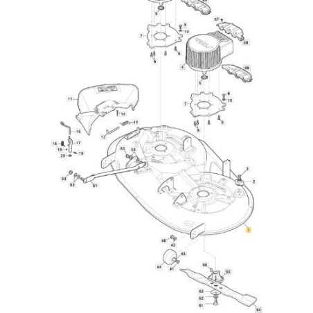 ORIGINAL STIGA AT3 98 Li - eRide black mower deck | NewgardenParts.com