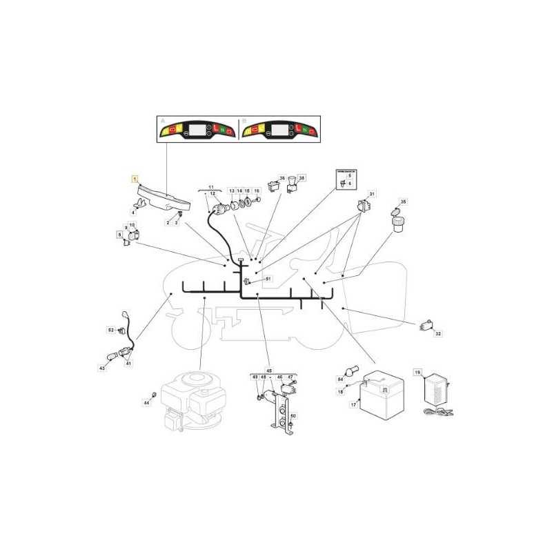 Electronic board CASTELGARDEN tractor TCX HIGH END WITHOUT E.D 039915