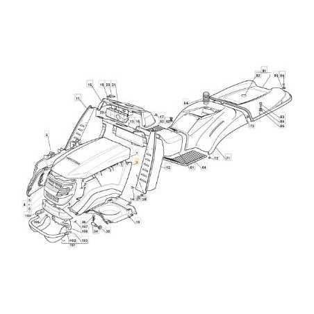 SIDE SIDE BONNET LEFT JX-TX 300941 ORIGINAL STIGA - 382394621/0 | NewgardenParts.com