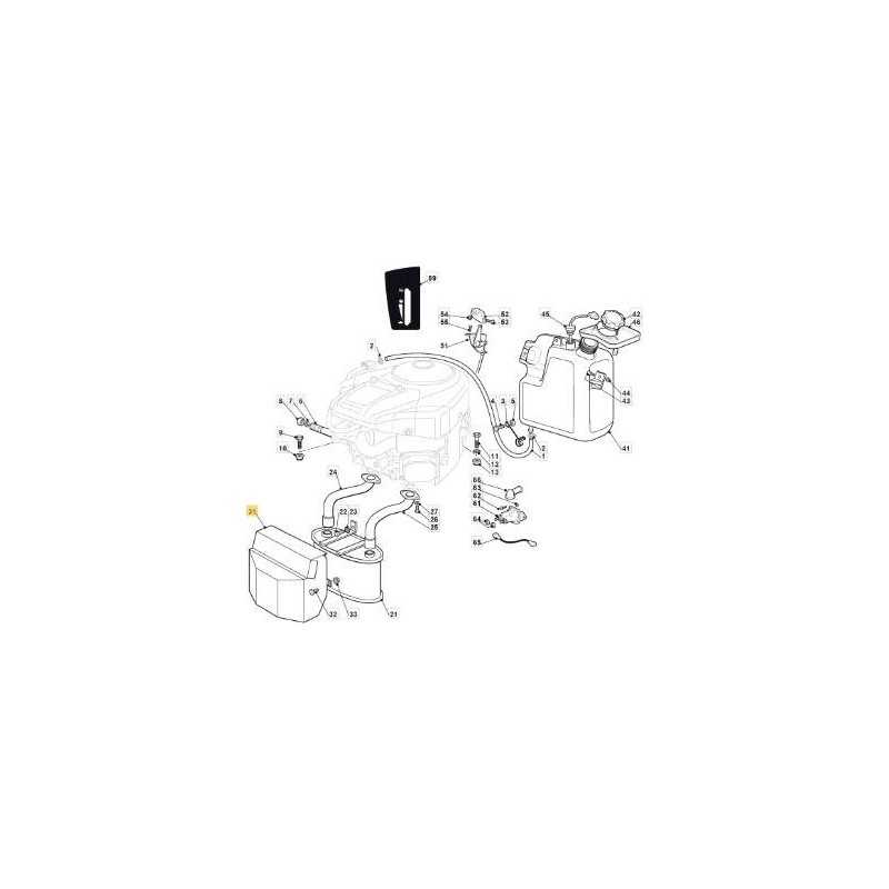 SILENCIEUX PROTECTION ZNN DOUBLE CYLINDRE TC HE 09/10 ORIGINE STIGA - 382598043/1