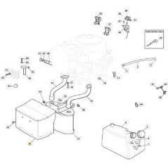 PROTECCIÓN TÉRMICA TC GXV630 ZNN ORIGINAL STIGA - 382598073/0 | NewgardenParts.com