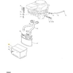 SILENCER PROTECTION ZNN B&S 22H ORIGINAL STIGA - 382598005/2 | NewgardenParts.com