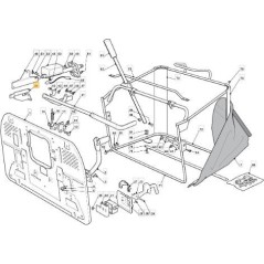 ZNB HF22XX BAG LIFTING REINFORCEMENT ORIGINAL STIGA - 382650209/1