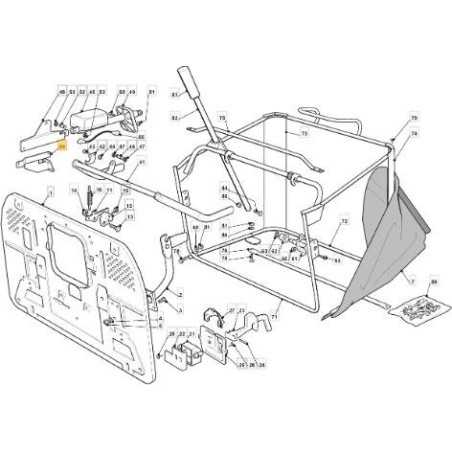 ZNB HF22XX REFUERZO DE ELEVACIÓN DE BOLSA ORIGINAL STIGA - 382650209/1 | NewgardenParts.com