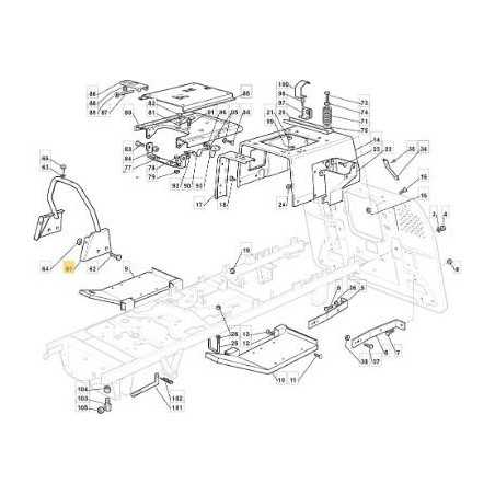 REINFORCEMENT CENTER. FRAME TC VNN 10/11 ORIGINAL STIGA - 382650045/0 | NewgardenParts.com