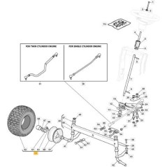 KIT ROUES 13 FENGCHI+WAN P512 DG ORIGINAL STIGA - 382680103/0 | NewgardenParts.com