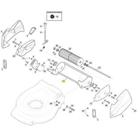 STIGA ORIGINAL VNN ROLLER NT SUPPORT - 381005169/0 | NewgardenParts.com