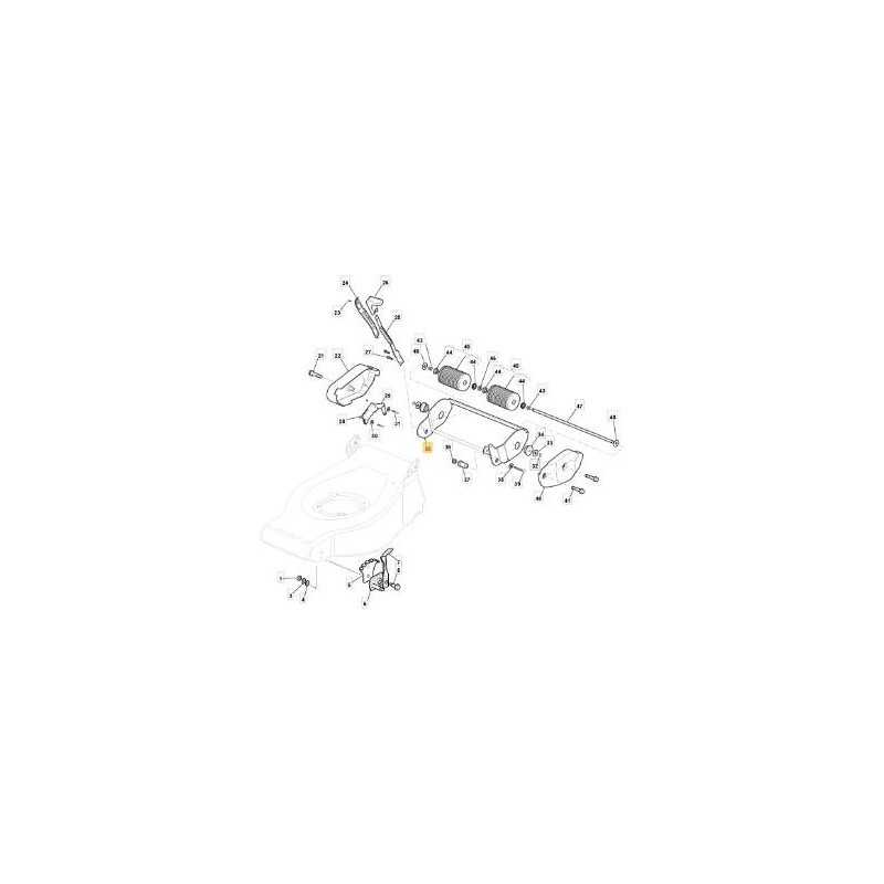 SUPPORTO RULLO VNN RSB LAM. RULLO ORIGINALE STIGA - 381005109/1