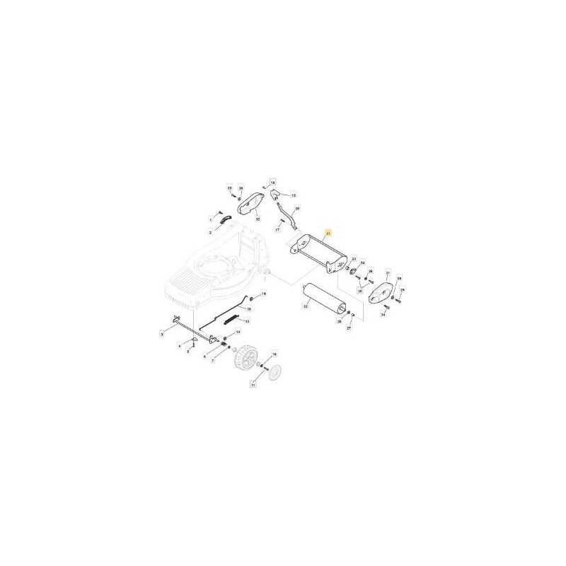 SUPPORT À ROULEAU VNN TURBO 50 ROULEAU ORIGINAL STIGA - 381005115/0