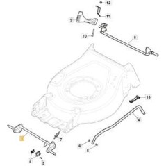 ROUES ESSIEU AVANT D200 CTF CP1 43 ORIGINAL STIGA - 381302937/1