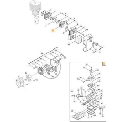 Carburettor ALPINA brushcutter VIP 21 25 30 mod. WT.260 005765