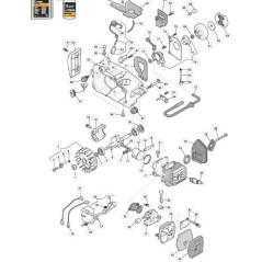 Cilindro motore motosega PR270 PR270C ALPINA GGP STIGA 6995245 ORIGINALE | NewgardenParts.com