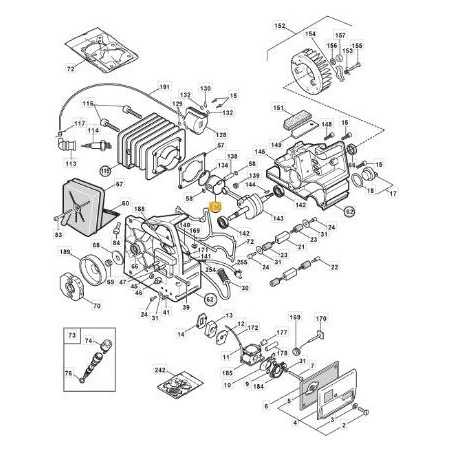 Piston engine segments GGP STIGA PR350 SPR350 P34S chainsaw Ø 38 mm 8540590 | NewgardenParts.com
