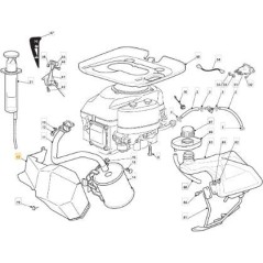 PROTECCIÓN SILENCIOSA ZNN F72 GGP 12 ORIGINAL STIGA - 384598093/0 | NewgardenParts.com