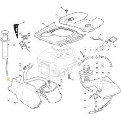 PROTECCIÓN SILENCIOSA ZNN F72 GGP 12 ORIGINAL STIGA - 384598093/1 | NewgardenParts.com