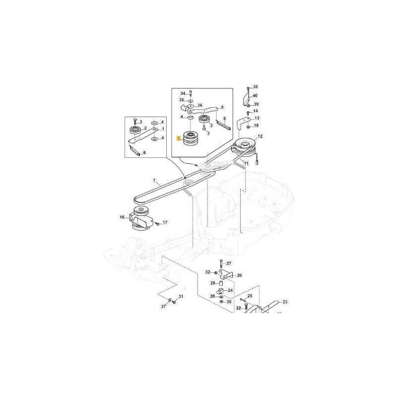 DOUBLE CENTRAL PULLEY NV (NTN) ORIGINAL STIGA - 387605005/0