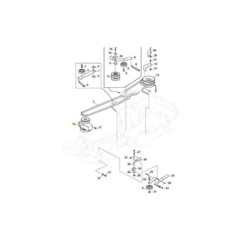 POULIE DOUBLE INTERMÉDIAIRE NV (NTN) ORIGINAL STIGA - 387605006/0