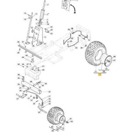 KIT DE ROUES POS. 13x5 FE+WA P512 DG ORIGINAL STIGA - 384680080/0 | NewgardenParts.com