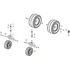 WHEEL 13 FENGCHI+WANDA(GYRO) ORIGINAL STIGA - 387680325/0 | NewgardenParts.com