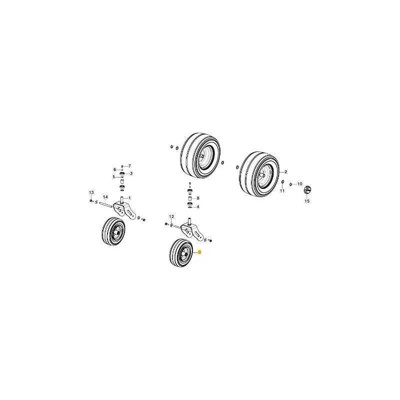 RUOTA 13 FENGCHI+WANDA(GYRO) ORIGINALE STIGA - 387680325/0