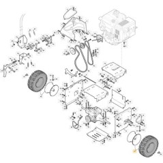 RECHTES RAD SnTh BLACK9005 ORIGINAL STIGA - 383680000/0 | NewgardenParts.com
