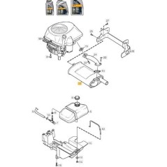 AUSPUFF-KIT OLD VILLA ORIGINAL STIGA - 387753302/1 | NewgardenParts.com