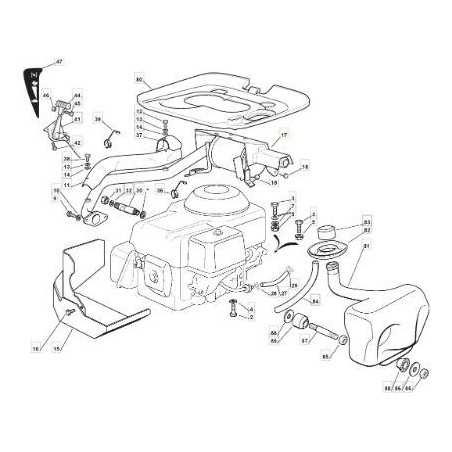 SILENCER GXV390 (IMASAF) ORIGINAL STIGA - 384750057/0 | NewgardenParts.com