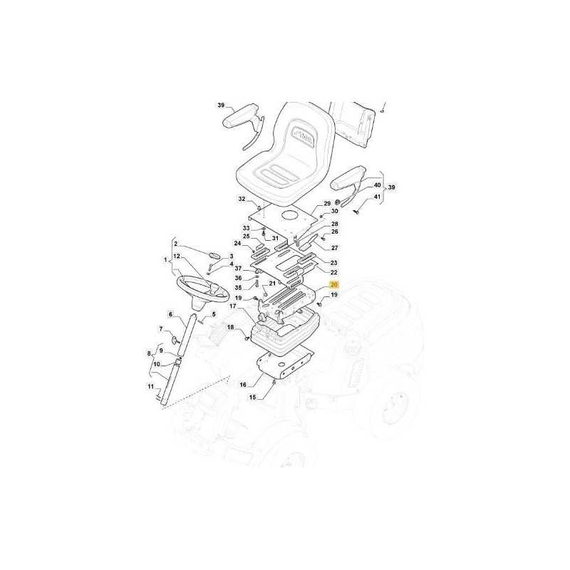 SUSPENSIONS. ORIGINAL STIGA PFM SEAT - 387754201/3