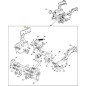ORIGINAL STIGA RIGHT PTO TC/MP VNN FRAME ADJUSTMENT BRACKET - 382774287/0