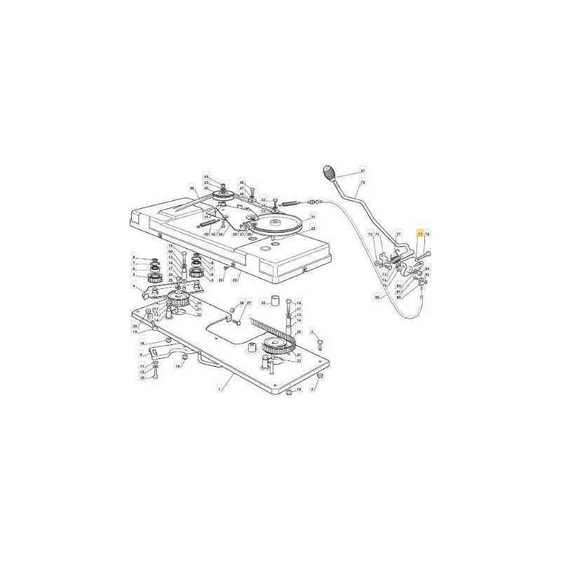 BLADE CLUTCH LEVER BRACKET ZNG TC 200 ORIGINAL STIGA - 382774229/0