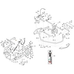 STAFFA ROT. DX CD110/125QF VNGA ORIGINALE STIGA - 387773547/0 | NewgardenParts.com