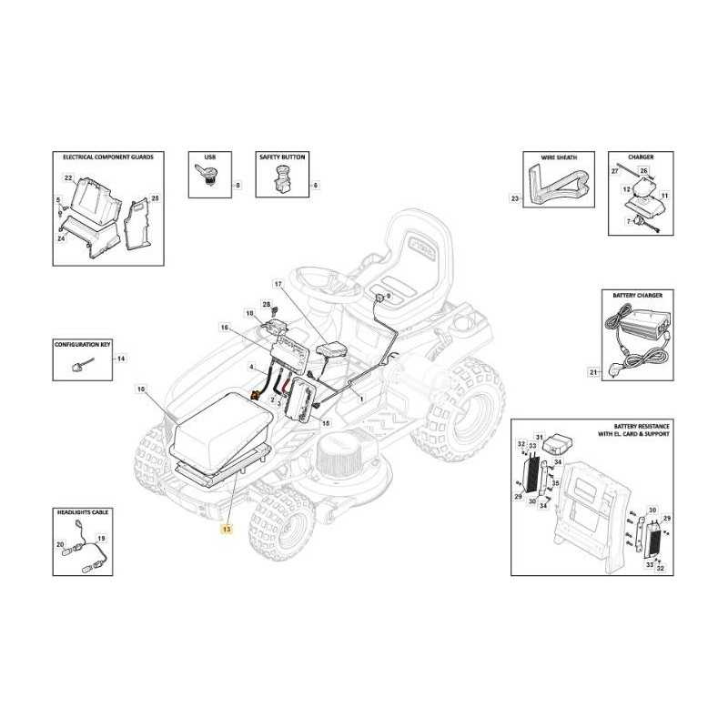 ORIGINAL STIGA MP/SD EL E-C BATTERIEUNTERSTÜTZUNG – 382785315/0