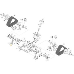 SUPPORT TO FIX BELT PLATE. SX SnTh CTF ORIGINAL STIGA - 383785021/0 | NewgardenParts.com