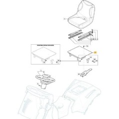SITZUNTERSTÜTZUNG CTF TC/HE für ORIGINAL STIGA GUIDES - 382735809/1 | NewgardenParts.com