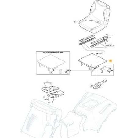 SITZUNTERSTÜTZUNG CTF TC/HE für ORIGINAL STIGA GUIDES - 382735809/1 | NewgardenParts.com