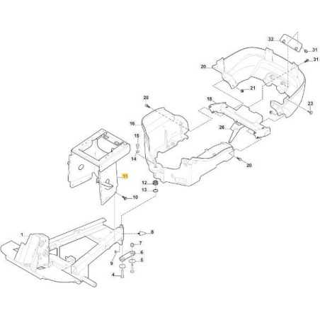 SITZUNTERSTÜTZUNG NEW VILLA SCHWARZ LACKIERT ORIGINAL STIGA - 387785213/1 | NewgardenParts.com