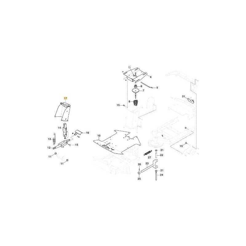 SUPPORTOCOLONNA STERZO PC GIALLO STIGA ORIGINALE STIGA - 387785241/1
