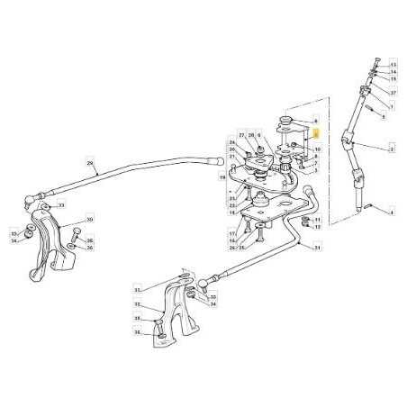 STEERING PINION AXLE SUPPORT TC HE ORIGINAL STIGA - 382785209/0 | NewgardenParts.com